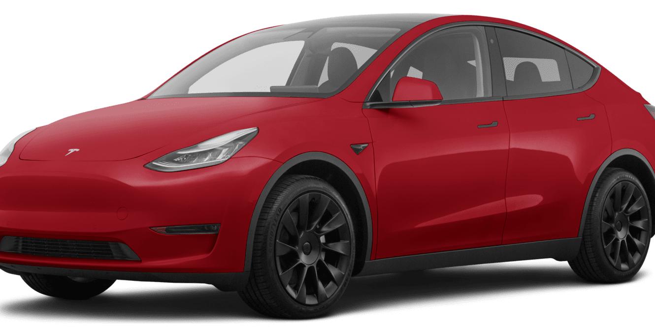 TESLA MODEL Y 2020 5YJYGDEFXLF033712 image